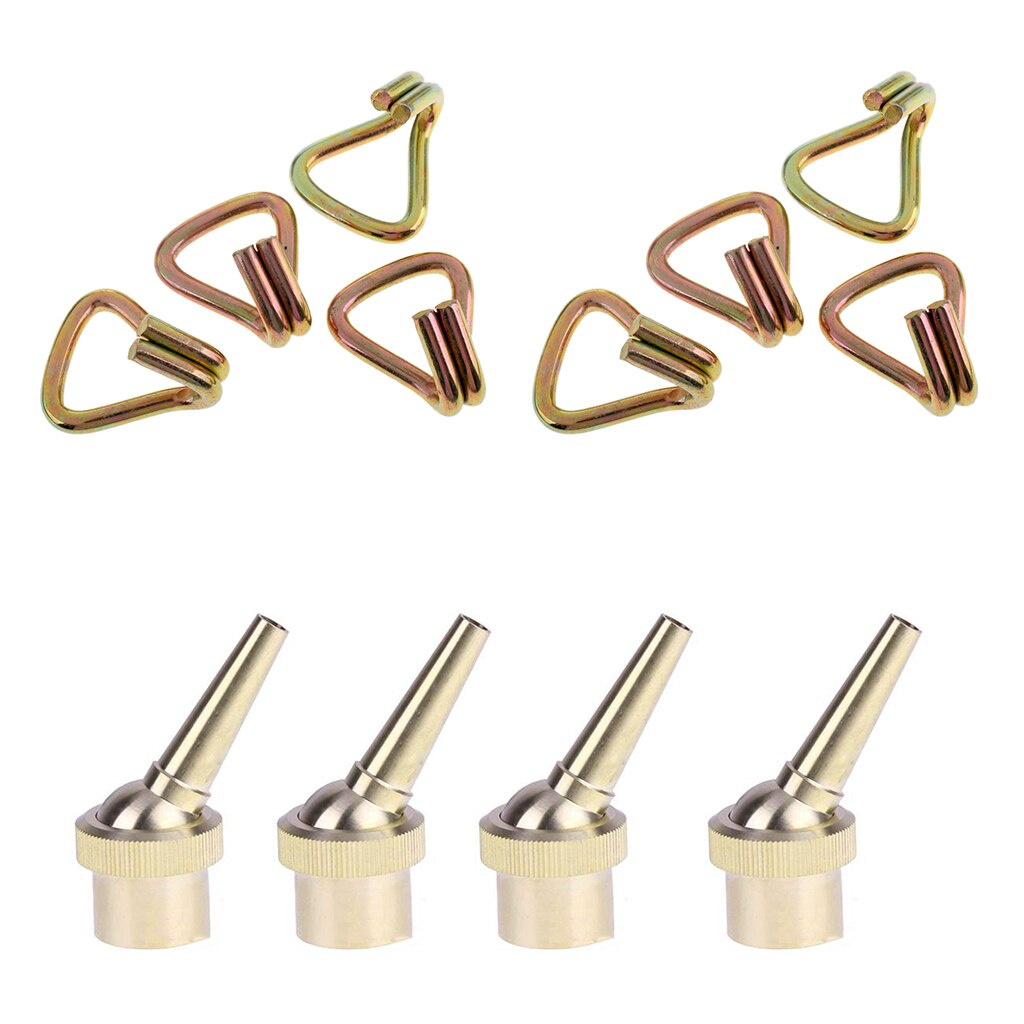 4Pcs Tuin Fontein Water Nozzle Head 8x Down Dubbele J Haak Voor Tuin