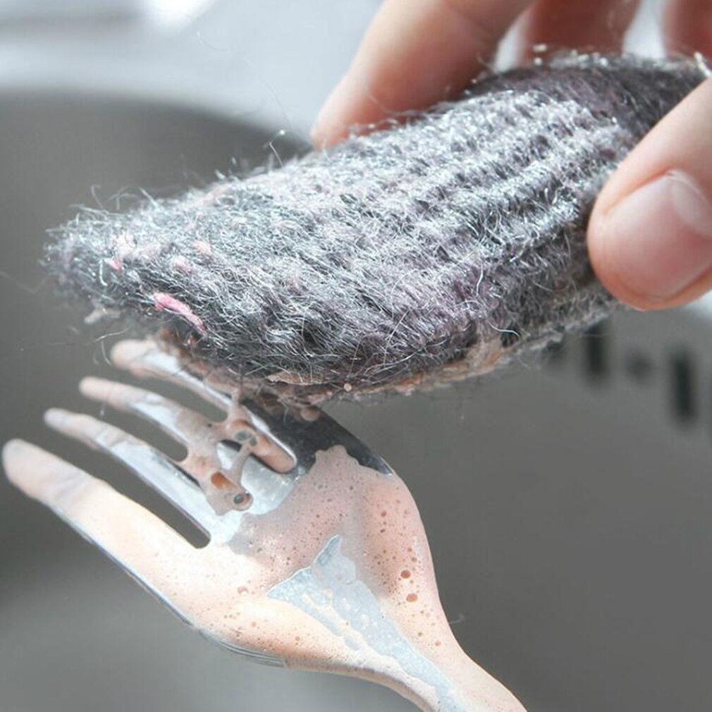 Practical Dish Ball Pot Brush Household Cleaning Tools Pot Steel Balls Stainless Steel Scrubber Cleaning Brushes: Default Title
