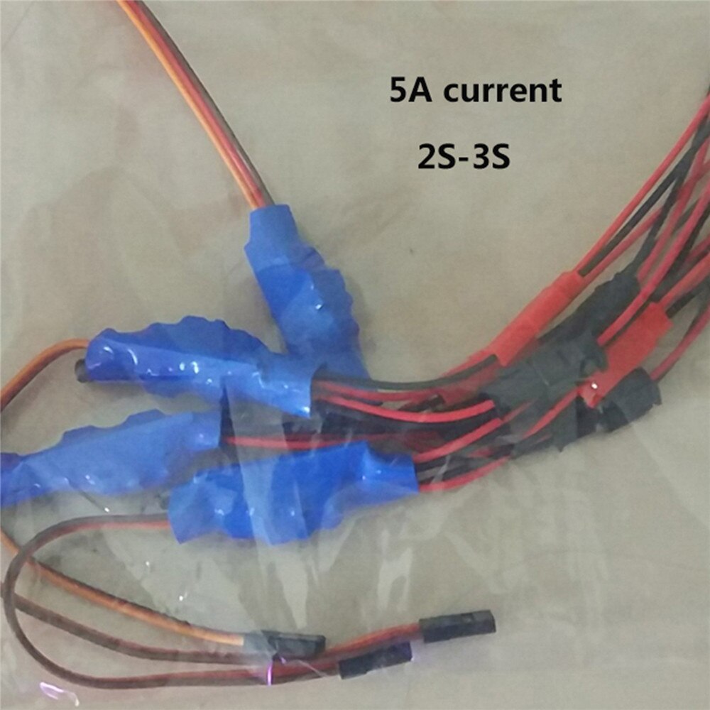 1S 2S 3S Micro Twee-weg Geborsteld Esc Speed Controller 3.5-4.8V 2A 5A voor Rc Mini Tank Auto Boot Vliegtuig 130/280/370 Motor Diy Deel