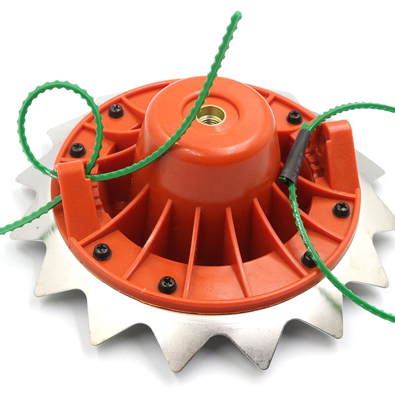Grass Trimmer Head Steel Trimming Head Cutter Mower Wire Weeding Head For Lawn Mower Garden Desbrozadora Chainsaw Home Cocina
