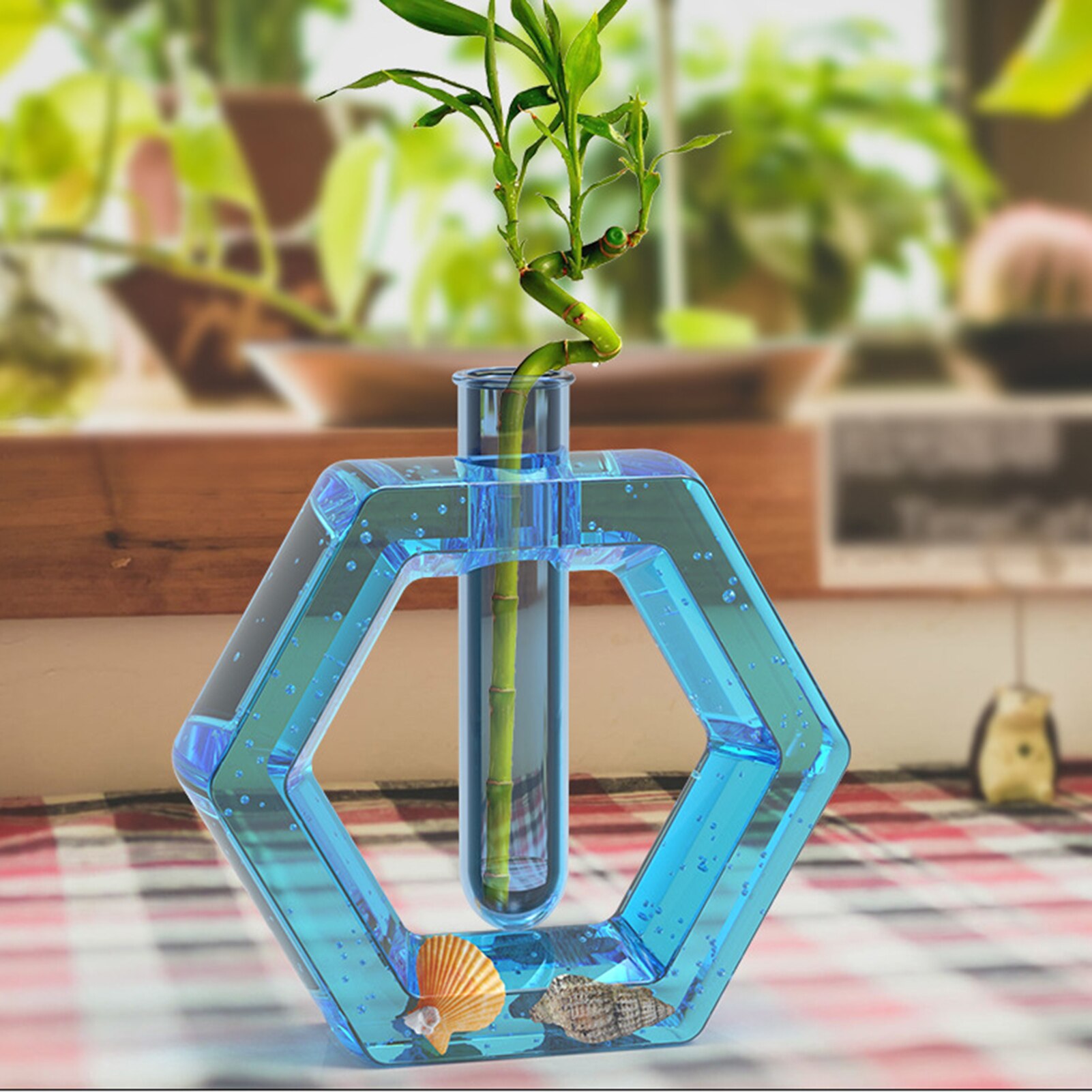 Vase Resin Mold Casting Epoxy Resin Mold Handmade DIY Crafts Vase Home Decoration Epoxy Vase Silicone Mold