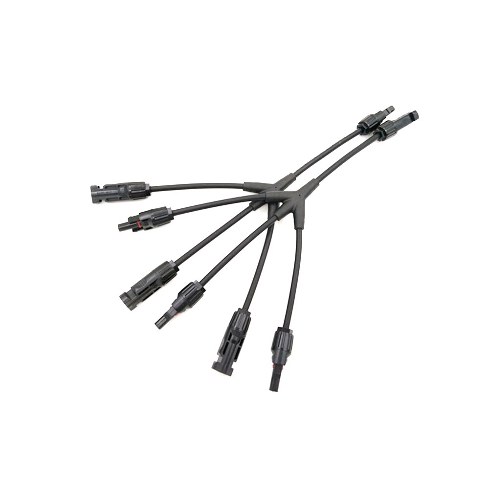 home solar panel kit accessories waterproof durable solar connector: 3 in 1