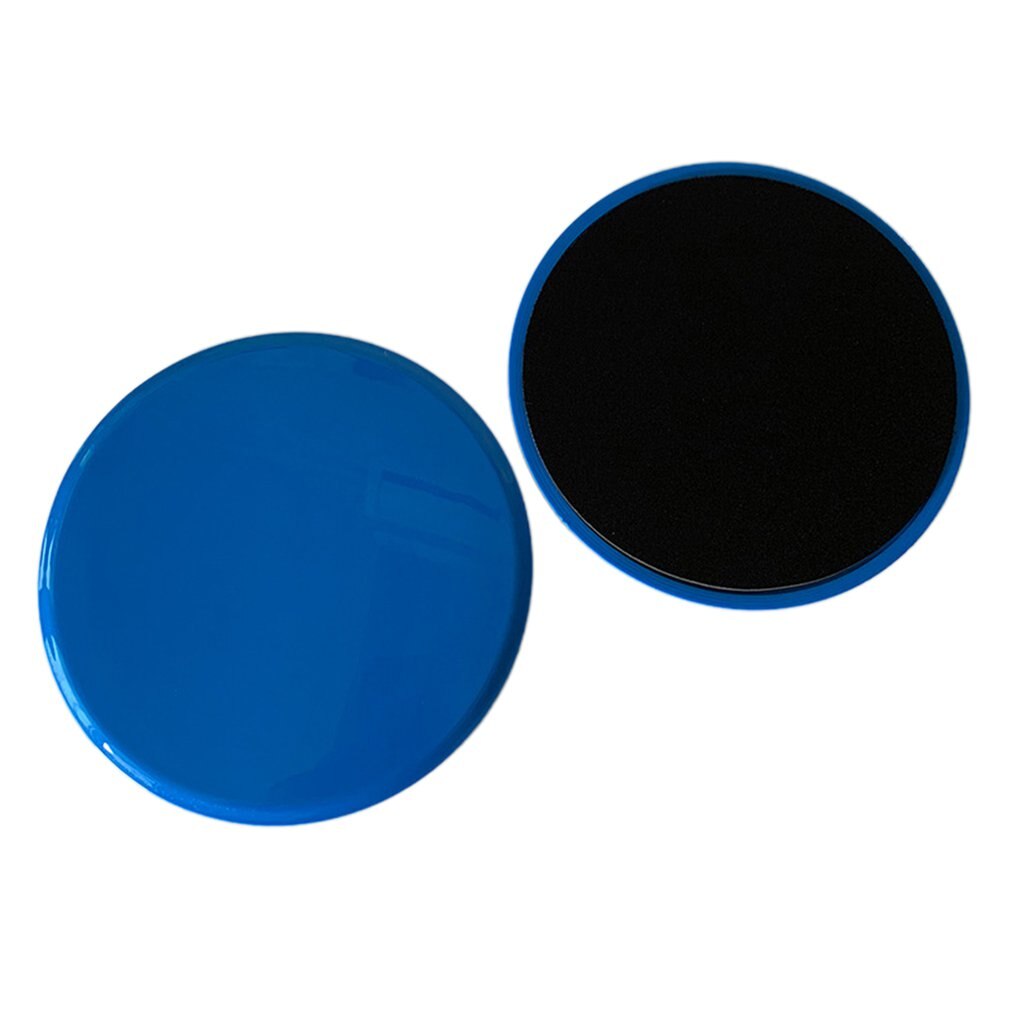 2 pièces coulissant curseur glisse disques Fitness disque exercice plaque coulissante pour Yoga gymnastique abdominale noyau entraînement équipement d'exercice: Bleu
