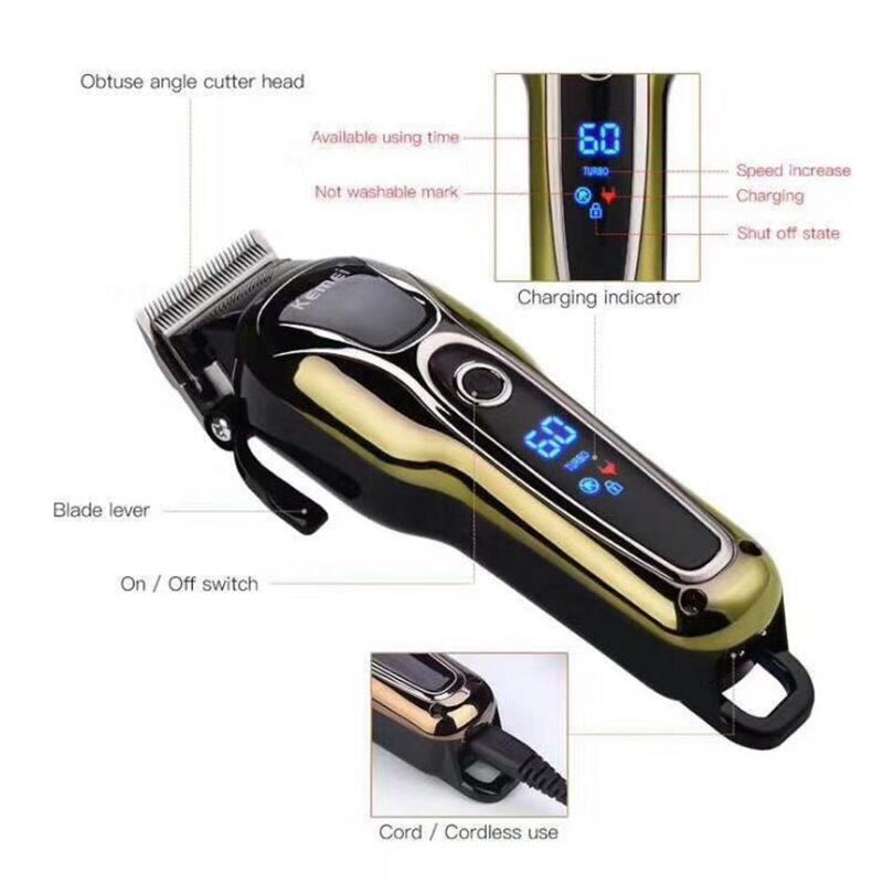 110-240V rechargeable hair clipper hair trimmer for men shaving electric cutter hair cutting machine haircut