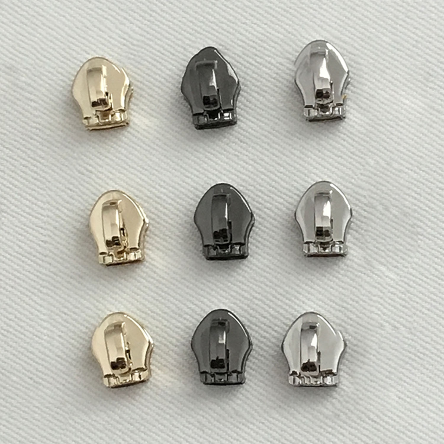 5pcs 5#/3# Metal Zipper Head Repair Part Metal Zipper Slider Replacement for Luggage Suitcase Backpack Jacket DIY Sewing Craft s