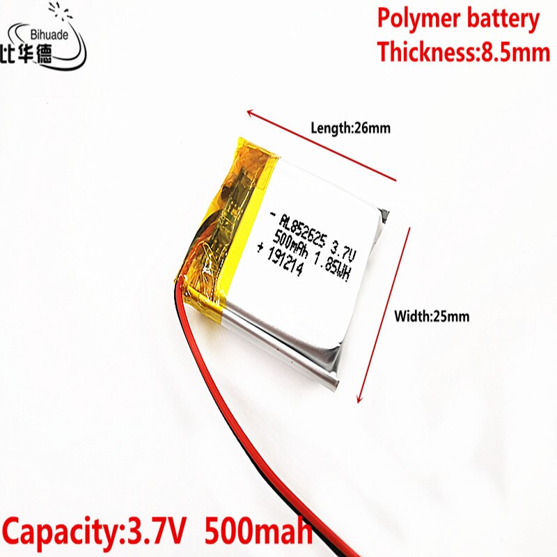 Shenzhen lithium polymeer batterij fabriek directe verkoop 550 mah producten 802442 3.7 V EEN