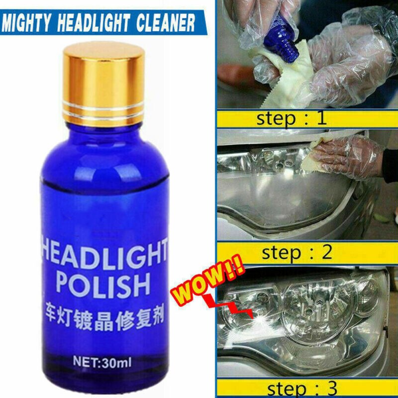30ML Car Auto Headlight Renovation Repair Agent Cleaner 1Pcs Car Coating Repair Set Liquid Scratches Oxidation Polishing Coat