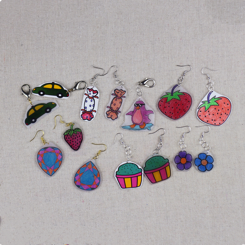 Double Sides Inkjet Printable Shrinky Film A4 Paper Crazy White Shrink Plastic By Printer DIY Crafts Materials Creativity