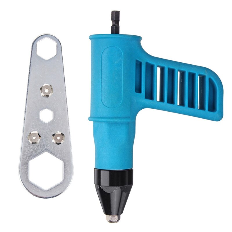 Cordless Riveter Machine Electric Drill Tools Kit Riveter Adapter Insert Tool Riveting Drill Adapter 2.4Mm-4.8Mm