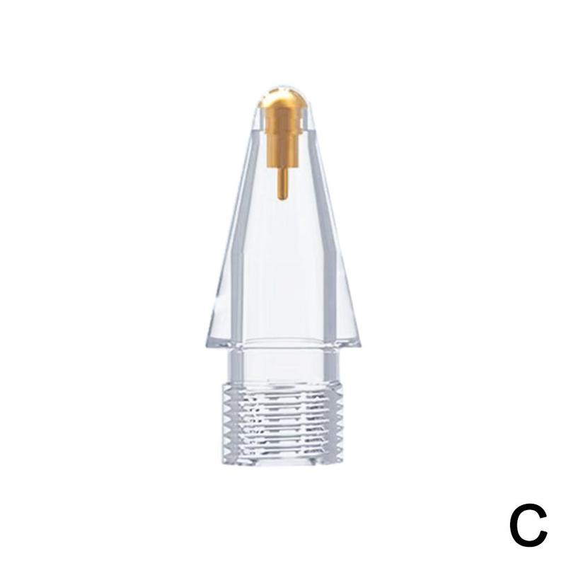 Pencil Tips For Apple Pencil 1st 2nd Generation Double Layer transparent Thin Tip Enough For 4 Years of Use For Apple Pencil Nib: C