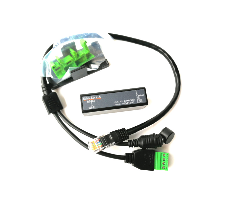 Serial port RS485 to WiFi device server module converter Elfin-EW11A-0 Modbus Protocol data transfer via WiFi: Pink