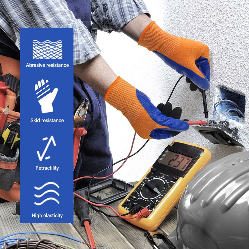 Elektriker Isolier handschuhe hohe Elastizität Anti-Elektrizität Gummi Arbeits sichere Handschuhe Industrielle Touchscreen-Schutz handschuh