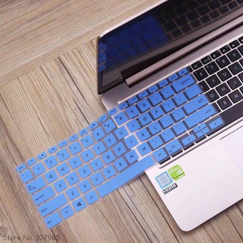 Funda protectora para teclado de portátil Asus Zenbook 14, UX433, UX433F, Ux433Fn, UX433FLC, ux433tac, Ux433Fa, 14 pulgadas: Blue