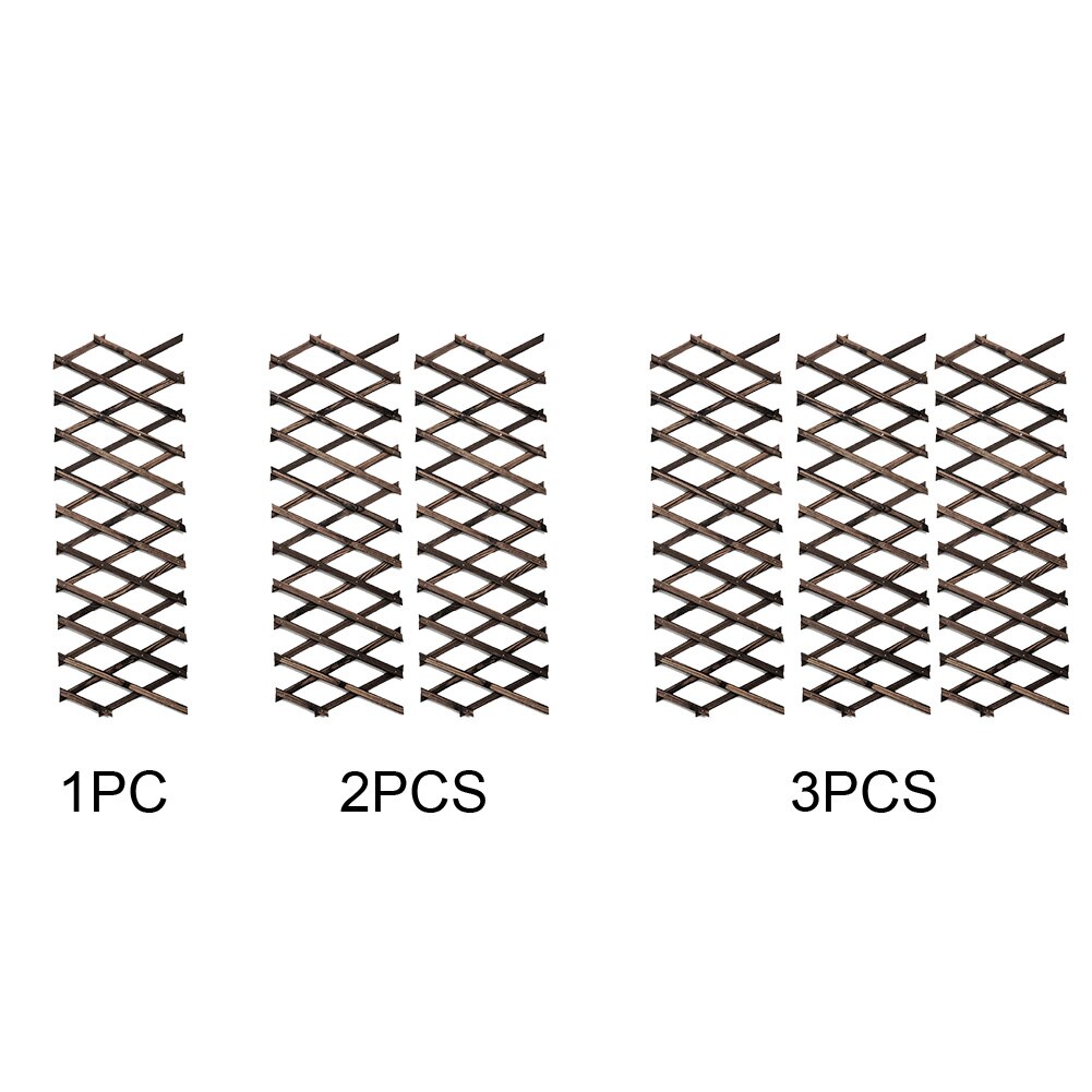 Accessoires Decoratie Outdoor Tuin Muur Balkon Houten Latwerk Intrekbare Hek Panel Partitie Home Plant Klimmen Duurzaam