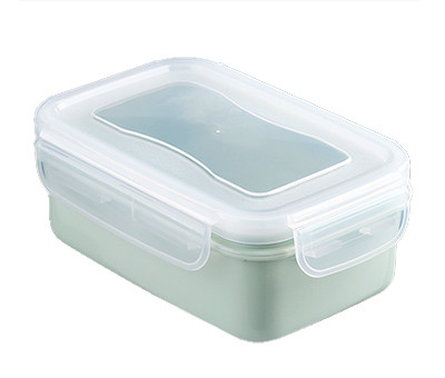 Keuken transparant voedsel verzegeld koelkast voedsel voorbereiding doos verse houden spice opslag lunch container lunchbox WF829415: B green