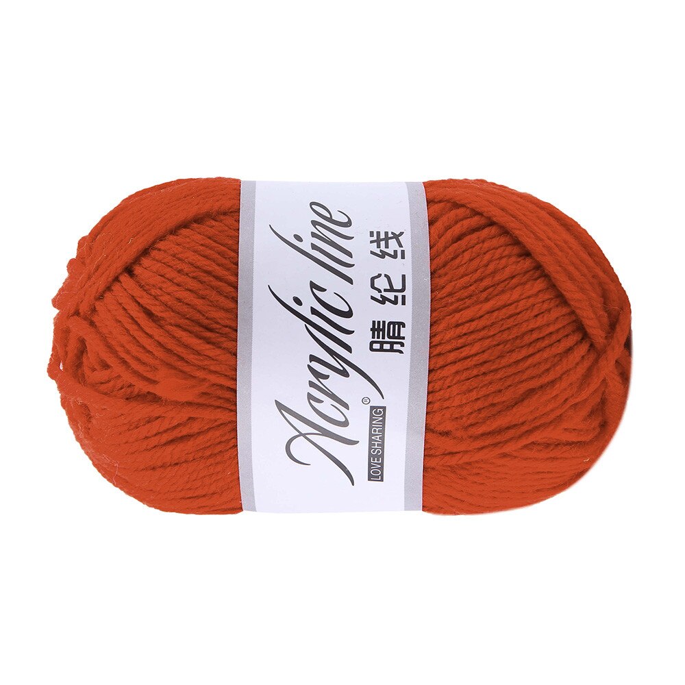 1pcs 50g coarse wool woollen hand-knitted wool yarn winter cold warm hat cotton wool household sweater knitting acrylic yarn: I