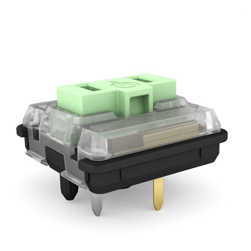 Niskoprofilowy przełącznik kailh do połowy ultracienki RGB swites do podświetlenia mechaniczna klawiatura do gier brązowo-biały niebieski czerwony: green