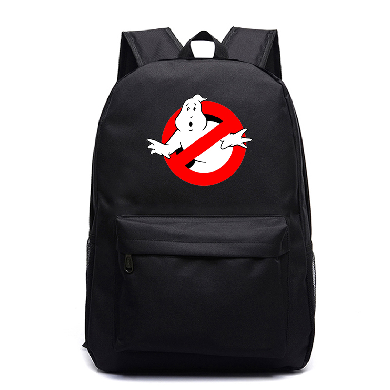 Ghostbuster Backpack Pattern Men Women Travel Knapsack Students Boys Girls Back to School Rucksack: 4