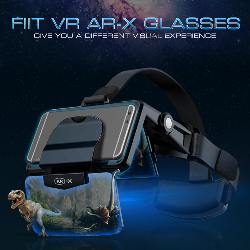 AR Box Holographic Effects Smart Helmet Augmented Reality Glasses 3D Virtual Reality AR Glasses for 4.7-6.3 inch Phone