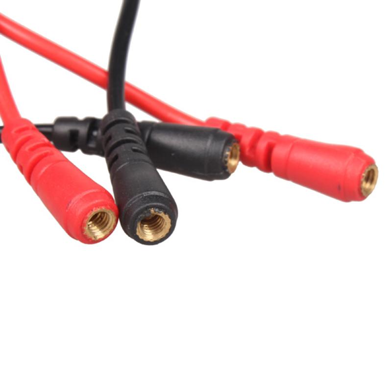 16 st/set universella prob-testledningar stift för digital multimeter nålspetsmätare multimeter tester ledning sond tråd penna kabel
