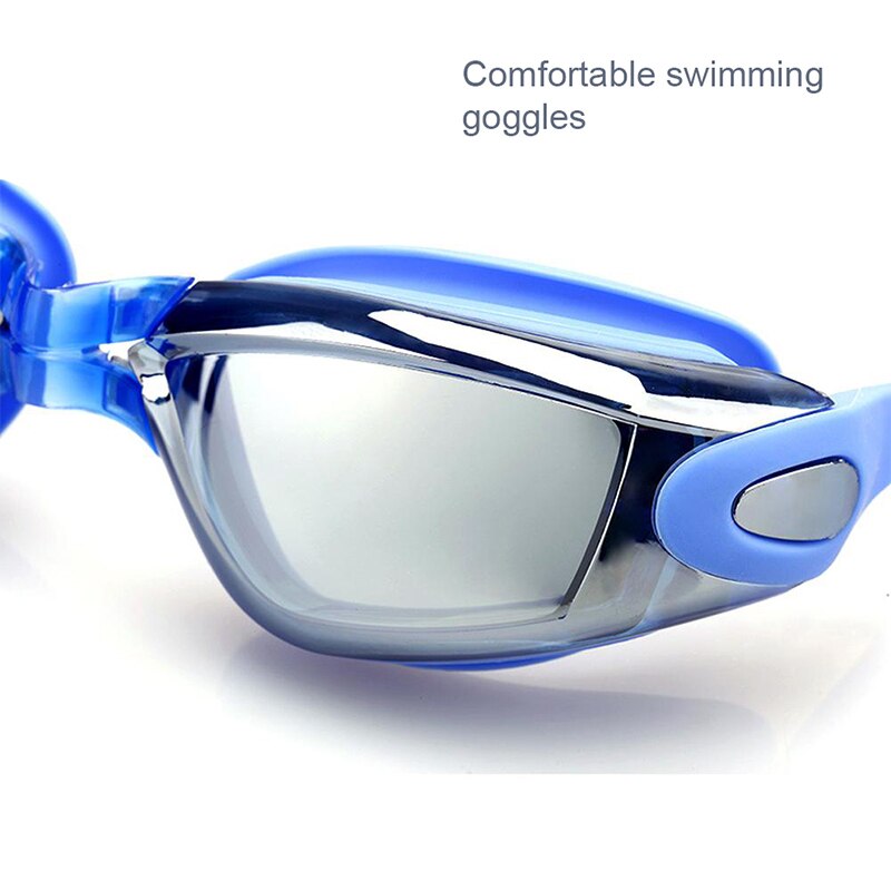 Nowy regulowany gogle gogle pływackie anty-mgła ochrona UV dla dzieci wodoodporny silikonowy lustrzane okulary pływackie