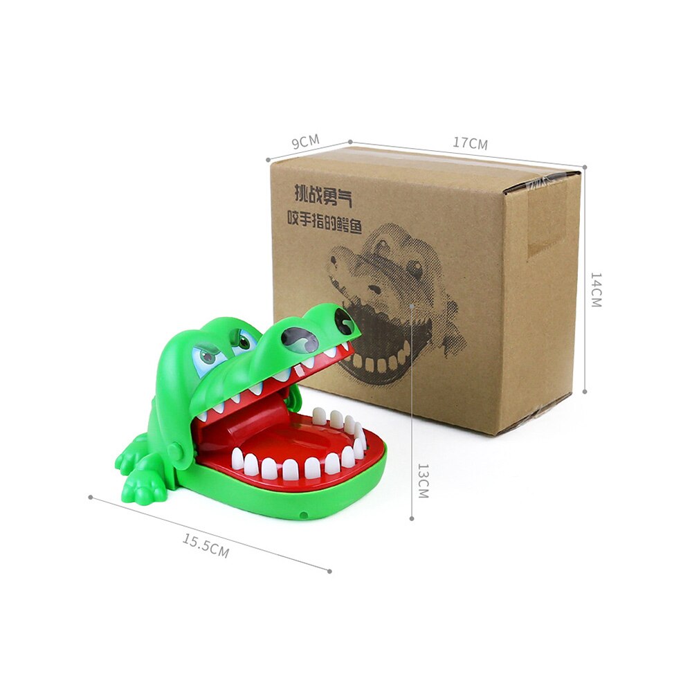 Mouth Dentist Bite Finger Toy Large Crocodile Pulling Teeth Bar Games Toys Kids Funny Toy For Children Kids Game Biting Finger