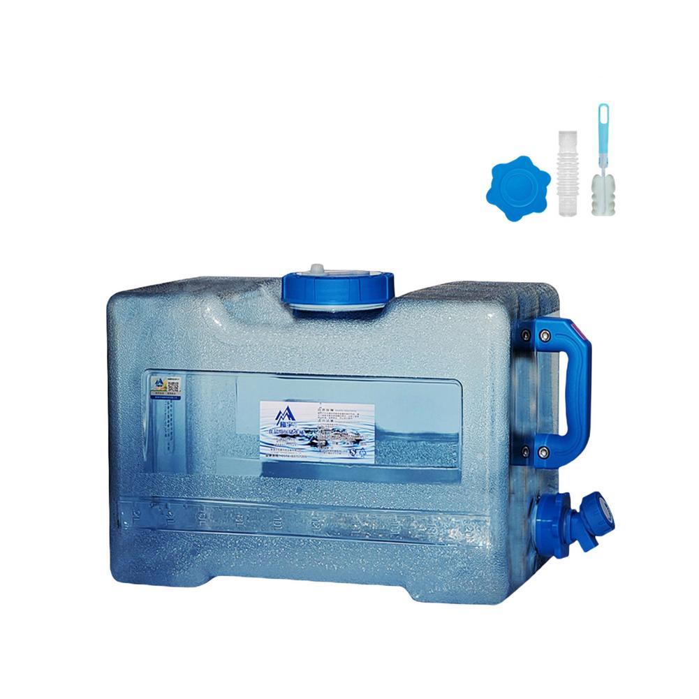 Behållare med 6l/8l/13l/18l kapacitet rent vatten hinkar med kran bärbara drivvattentankar för matlagning utomhus picknick camping: 13l