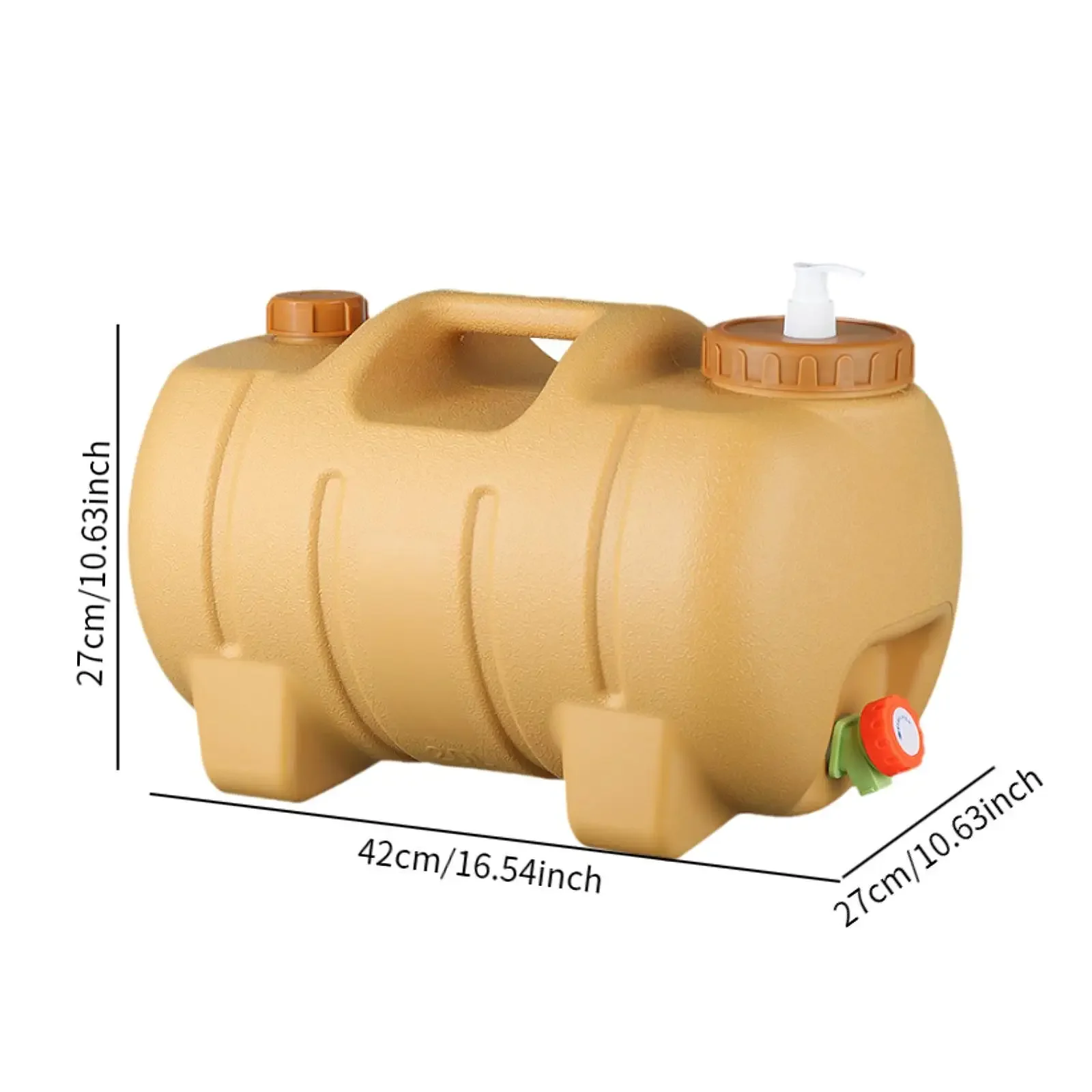 Contenitore per acqua a forma di maialino Dispenser per bevande da 20 litri per picnic Pesca RV Secchio per acqua all'aperto Secchio per acqua all'aperto
