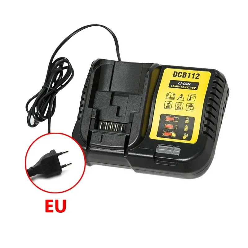 Para Dewalt original 20V 18V,12.0AH, DCB115, cargador de batería DCB118, carga rápida, batería de litio, batería de herramientas: Verde