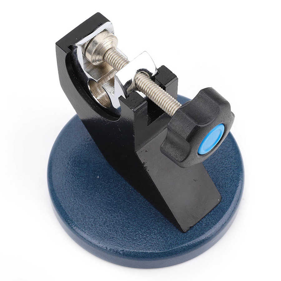 Precision micrometer support bracket adjustable cast iron 0-100 mm micrometer support bracket Round base for external thread
