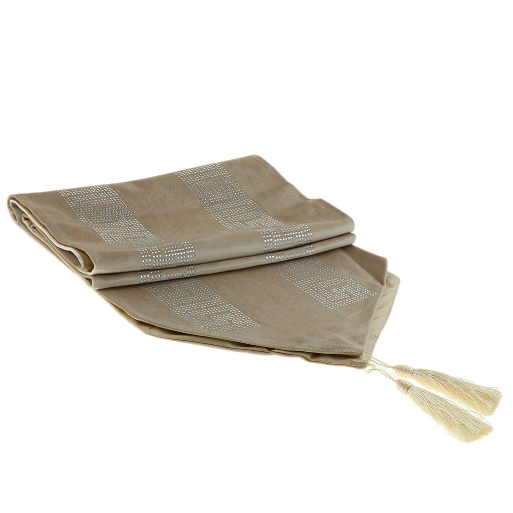 Wedding Party Table Setting Decorations Table Runner Home Dining Table Decor (Dark Blue, Beige,Rose Red)