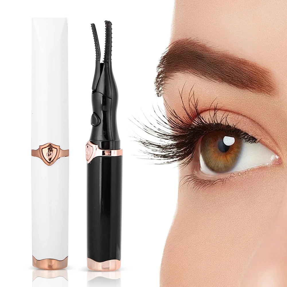 Beheizter Wimpernzange, über USB wiederaufladbar, elektrischer Wimpernzange, 2 Heizmodi, langlebig für schnelles, natürliches Locken