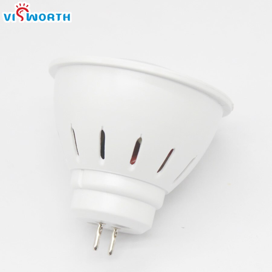 5w ledet  g5.3 MR16 utgangspunkt lampe kopp ledet søkelyset 24 ledet hvit linse fabrikkuttak hvit farge varm hvit ultra lyssterk