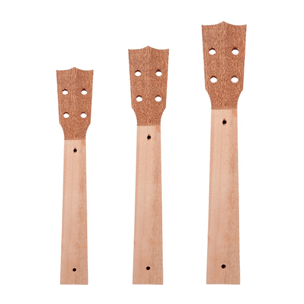 Sapele wood 21/23/26 " ukulele mini guitar ufærdige hals gør-det-selv dele