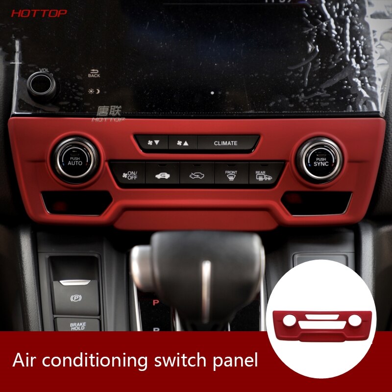 Para Honda CRV CR-V MODIFICACIÓN DE Interior Rojo accesorios de decoración conjunto completo de pegatinas de suministros de coche: G red 1PC