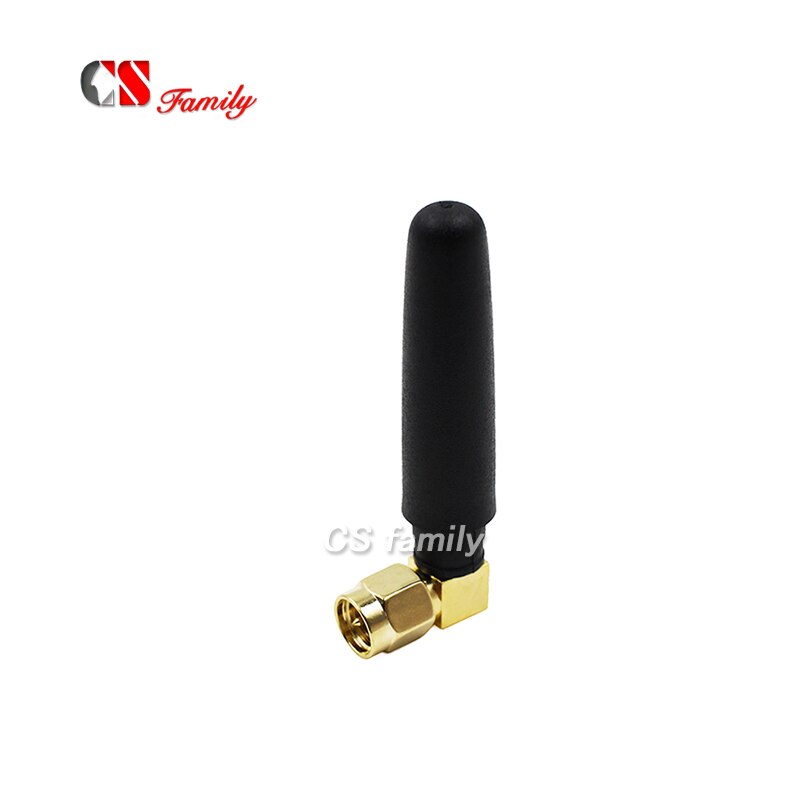 Haakse 2.4G Wifi Antenne, Rubber Behuizing Wifi Antenne 5 Stk/partij