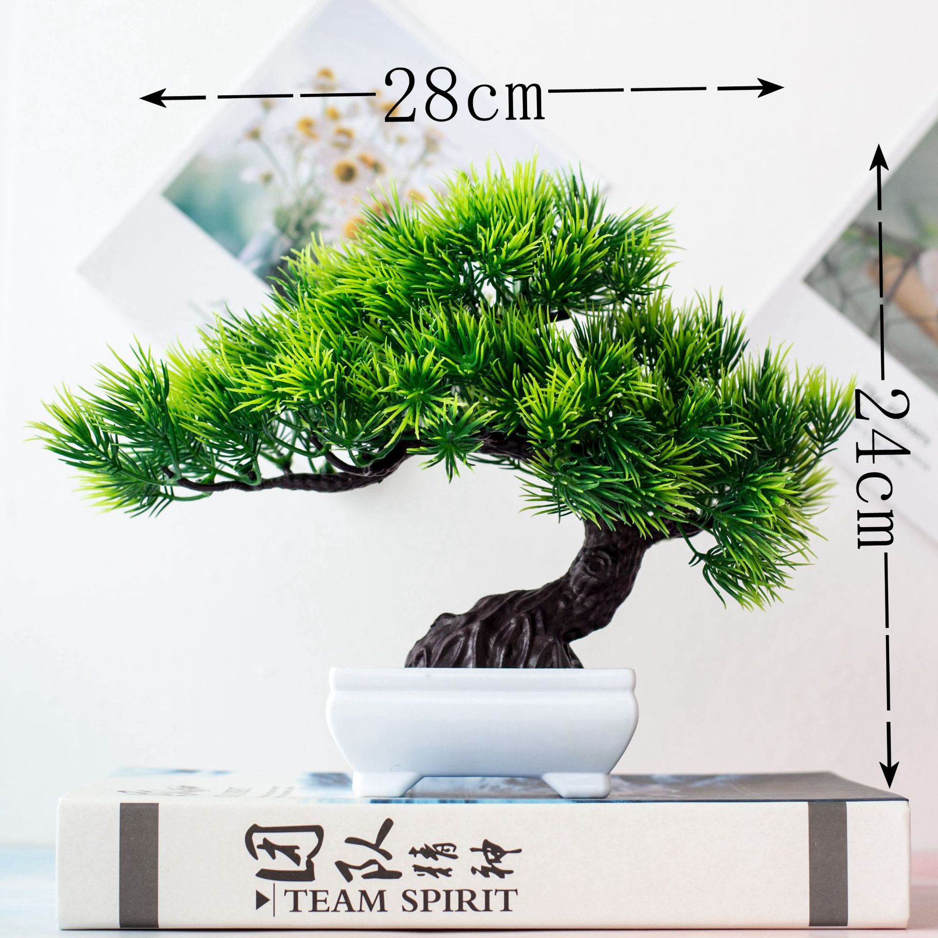 39Styles Small Medium Large Green Artificial Plants Bonsai Plastic Grass Ball Pine Tree Potted Bonsai Christmas Home Party Decor
