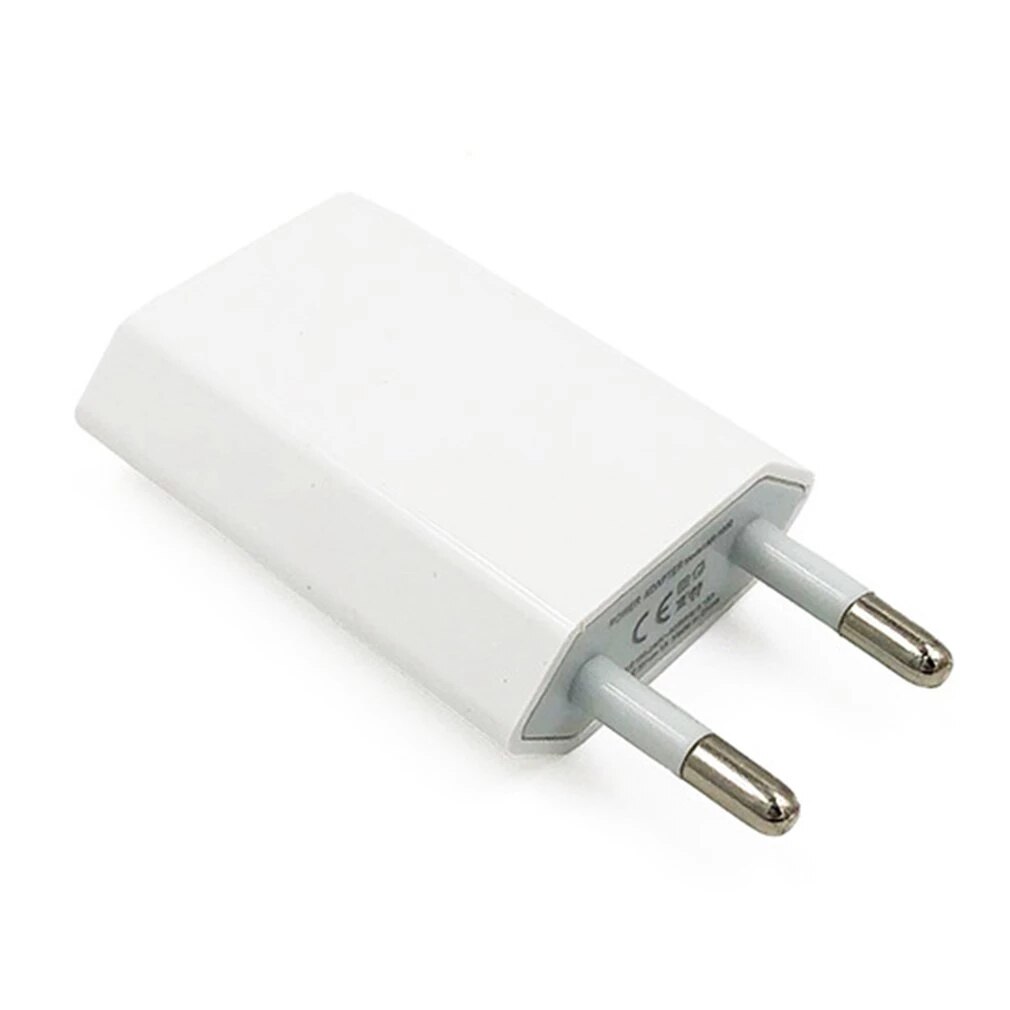Usb-ladegerät für iphone  x 8 , 7 4 4s , 5 5s se 6 6s plus, handy-ladegerät für iphone, netzteil mit eu-stecker für xiaomi: Weiß