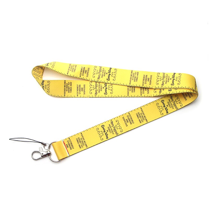 CA120 Giallo collo cinghia cordino per le chiavi della Carta di IDENTIFICAZIONE Cinghie e laccetti per cellulari e smartphone USB distintivo titolare FAI DA TE collo cinghia appendere corda Lariat Cordini