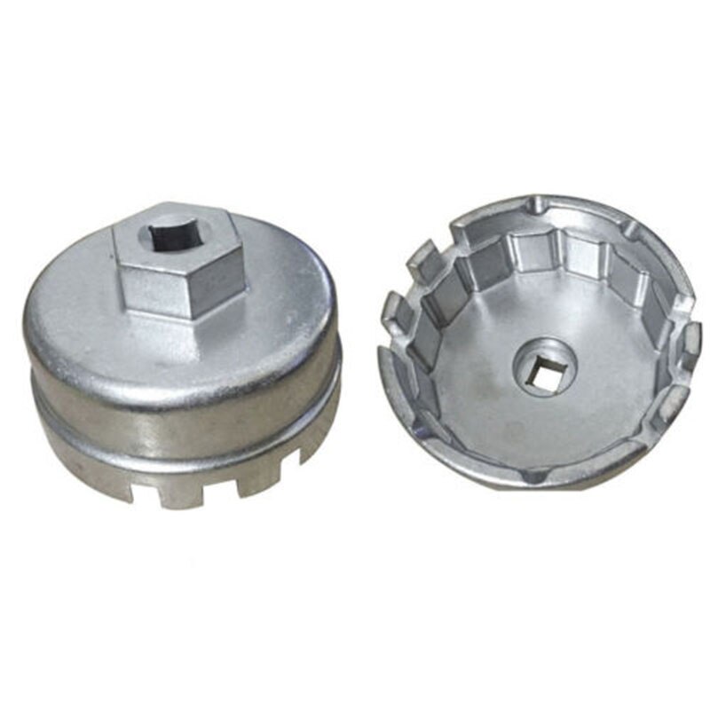 Cap Housing Oil Filter Wrench Remover Tool 14 Flutes Aluminium alloy Popular Durable