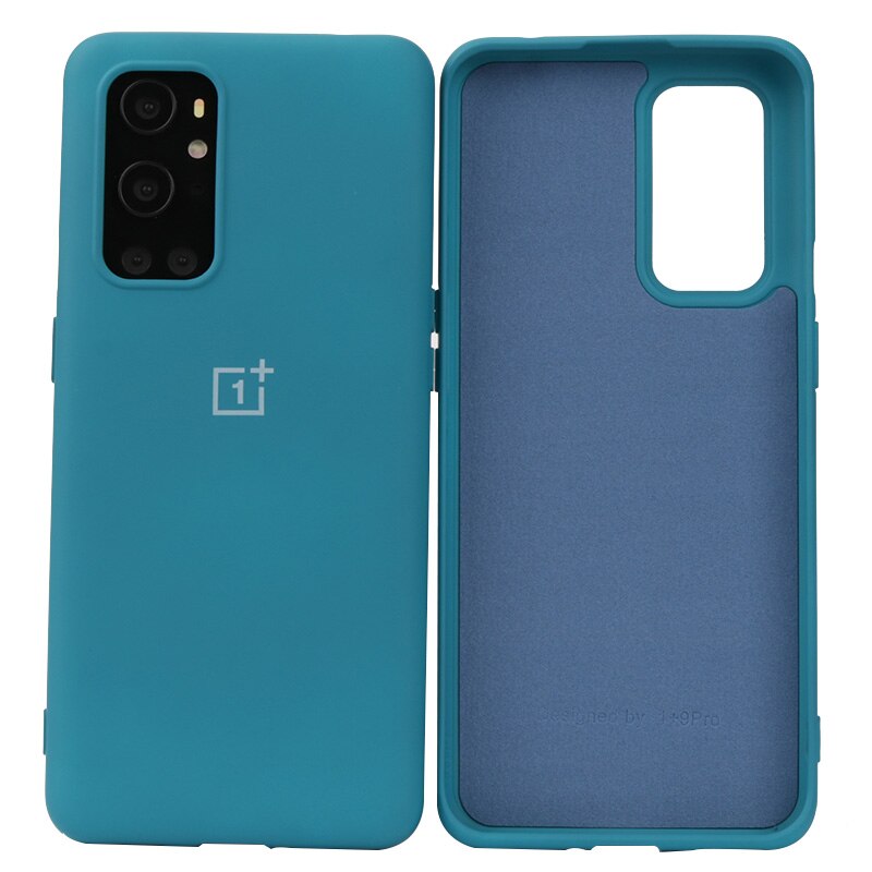 Oneplus 9 9pro flüssigkeit silikon fall für oneplus 9pro original schlank weiche rückseitige abdeckung one plus 9 9 pro silikon fall: For Oneplus 9 pro / Fruit blue