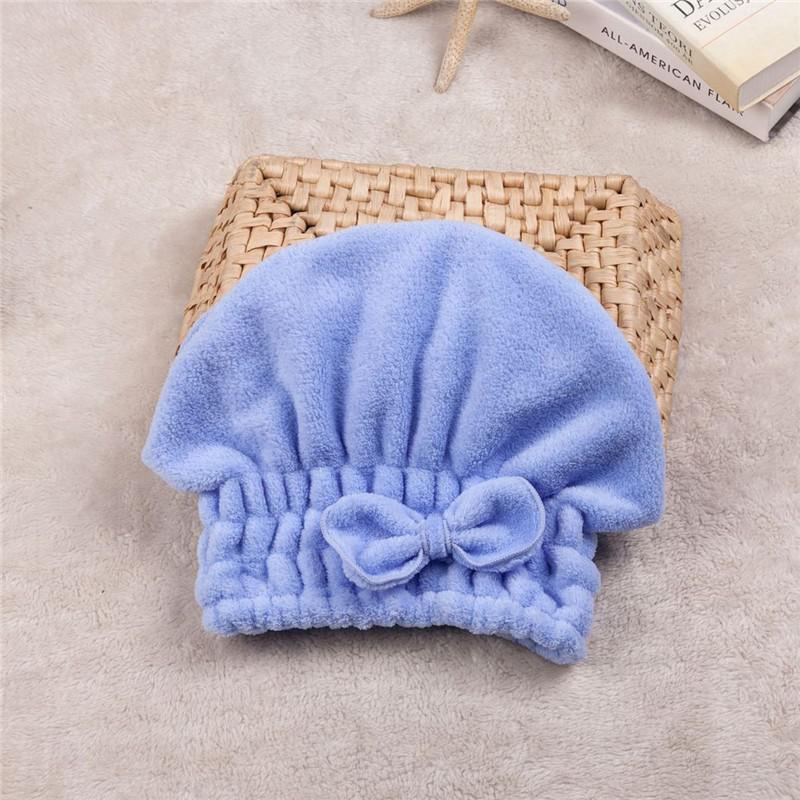 Women Towels Bathroom Microfiber Towel Rapid drying Hair Towel Bath Towels For Adults toallas microfibra toalha de banho: Blue
