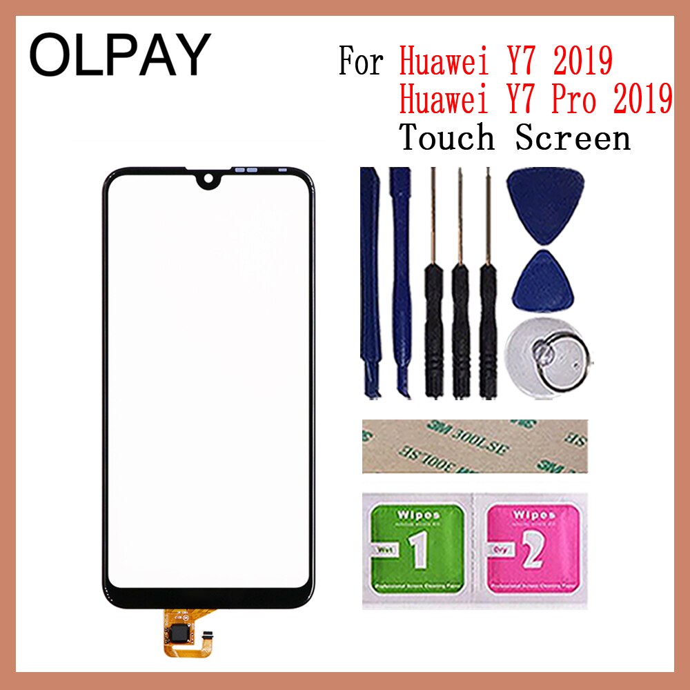 OLPAY 6.26 inch Voor Huawei Y7 Pro Touch Screen Digitizer Voor Huawei Y7 Touch Panel Touchscreen Sensor Front glas