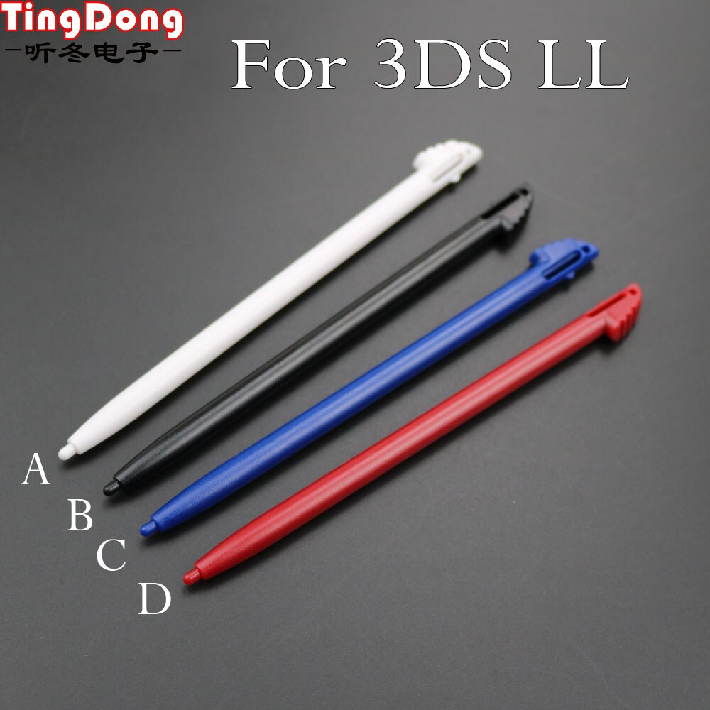 TingDong Plastikowy Rysik do Nintendo 3DS XL LL - 4 Kolory / 50 szt.