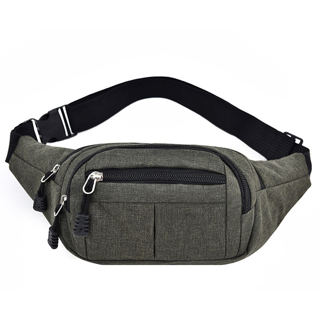 Chest Bag Waist Bag Men's And Women‘s Simple Leisure Oxford Sport Fitness Waist Packs Fanny Pack For Women