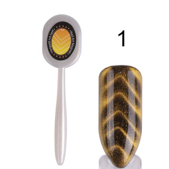 1 Pc Cat Eye Magneet Sterke Effect Magetic Stick Board Voor Nail Tekening Uv Gel Nagellak Streep Lijn Magnetische Board nail Tool TR01-06: 1