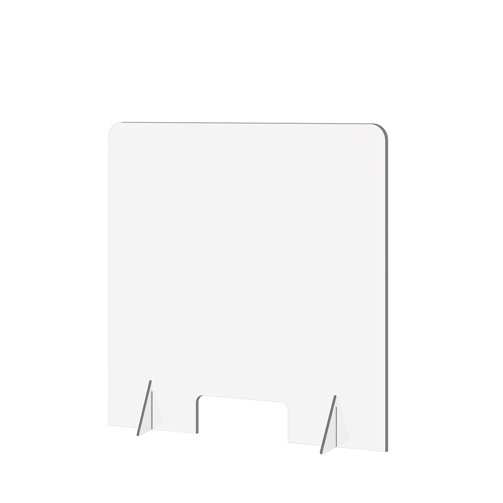 Acrylic Sneeze Guard Shield Clear Perfection Reception Side Counter Sprayed Uv Cut Transparent Height Protection Screen d2