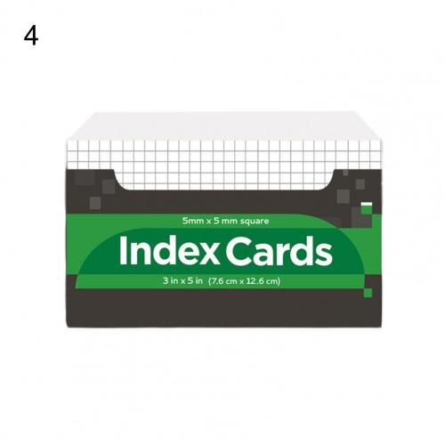 1 Set Neon Index Cards Vibrant Color Eye-catching Paper Ruled Study Index Writing Study Cards Versatile for Home: 4