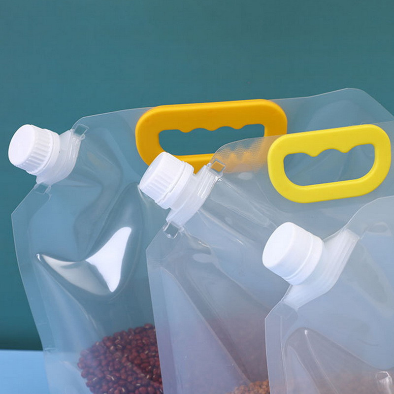 Körner Lagerung Verpackung Tasche Getreide Feuchtigkeit Insekten Beweis Versiegelte Tasche Verdickte Tragbare Lebensmittel Reis Bohnen Behälter Düse Tasche