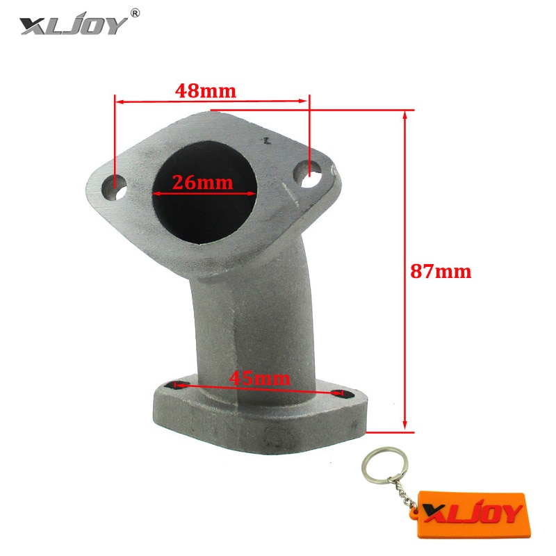 26mm Manifold Intake Pipe For Chinese 110cc 125cc 140cc Stomp Demon X, Atomic Pitpro DHZ SSR Piranha Thumpstar Pit Dirt Bike